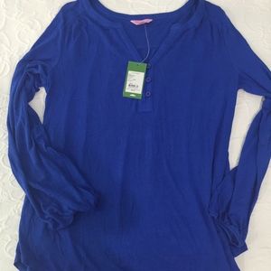 NWT Lilly Pulitzer Top- Iris Blue